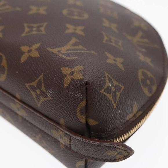 LOUIS VUITTON Monogram Trousse Demi Ronde Cosmetic Pouch M47520 LV Auth 91944 - Picture 15 of 16